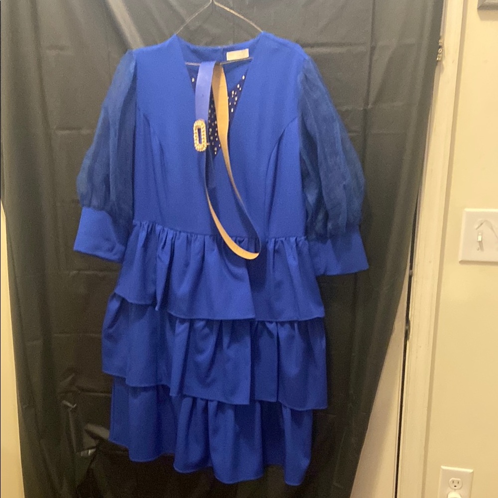 Blue women dress
